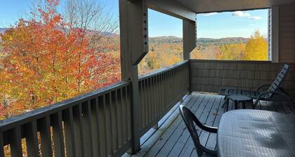 Cozy 2-bedroom condo with WiFi, pool, fitness room in charming Stowe