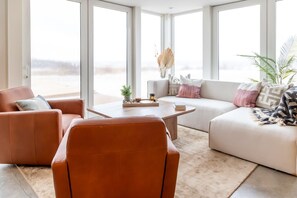 Smart-TV, peis og stereoanlegg