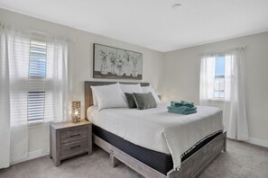 4 bedrooms, iron/ironing board, free WiFi, bed sheets