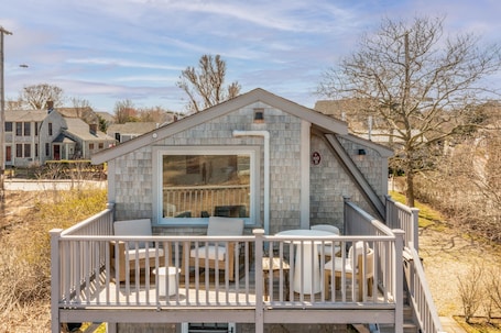 Terrace/patio. Relax on Nantucket in our Cozy, 1-bedroom condo with AMAZING views!
