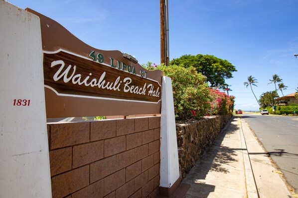 Entrada de la propiedad