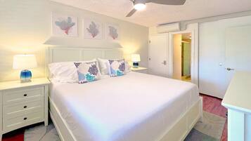 1 bedroom, premium bedding, individually decorated