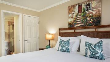 1 bedroom, premium bedding, individually decorated