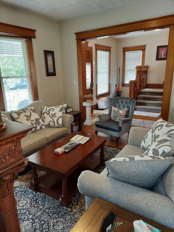 Smart TV, fireplace, video games, computer monitors