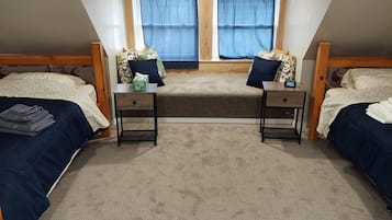 4 bedrooms, desk, iron/ironing board, free WiFi