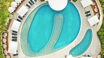 2 outdoor pools, pool cabanas (surcharge), pool umbrellas