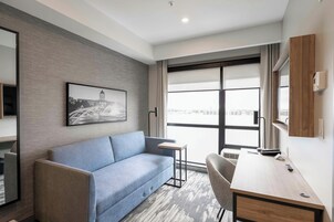 Grand Suite, 1 King Bed with Sofa bed, Kitchen | Premium bedding, in-room safe, desk, laptop workspace