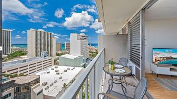 Deluxe Studio Suite, Lanai, Partial Ocean View | View from room