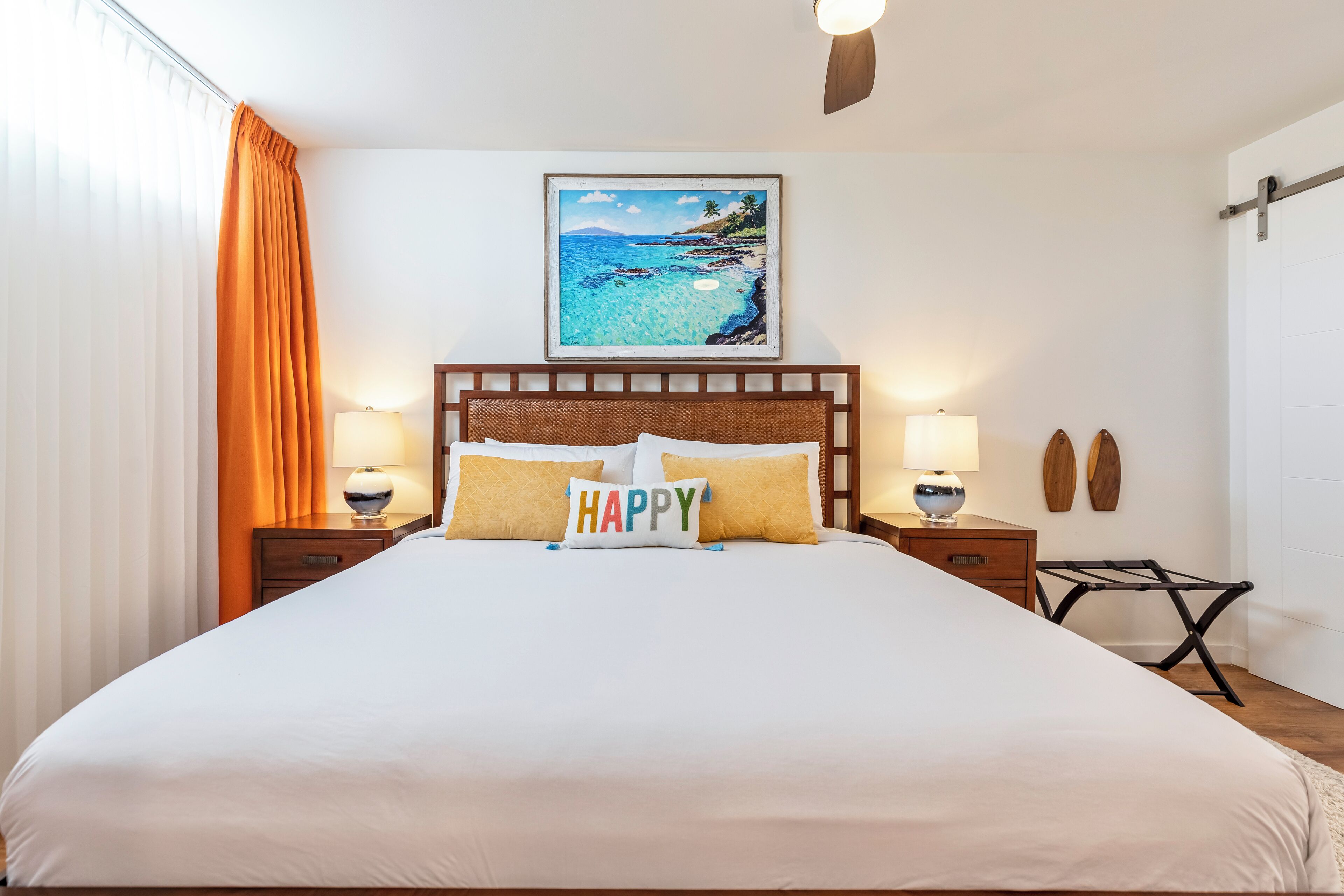 Familie appartement, 2 slaapkamers, 2 badkamers, uitzicht op tuin (1006) | 2 slaapkamers, een strijkplank/strijkijzer, beddengoed