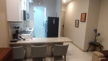 开间套房, 城市景观 | 私人厨房 | 厨具/餐具