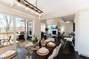 Dining - Wellness Getaway in Huntsville: Hot Tub, Wood Fired Sauna, Bonfire Pit, Deck (Huntsville)