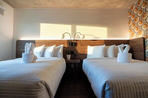 Standard Double Room, 2 Double Beds | Premium bedding, down duvets, pillow-top beds, individually decorated - The Alice Hotel (Tucson)