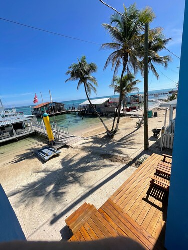1BR Spacious Beachfront Condo in the Center of San Pedro Town!