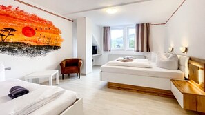 1 habitación, wifi y ropa de cama