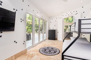 8 bedrooms, iron/ironing board, travel crib, WiFi