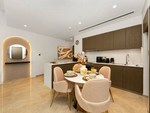 Cozy dining setup for shared meals