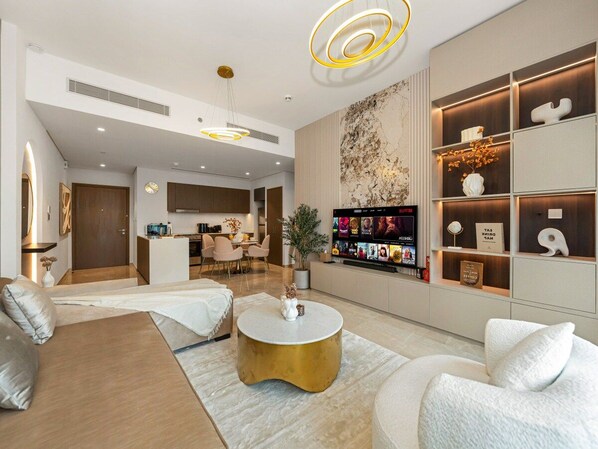 Bright and modern living space for ultimate comfort