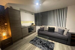 Living area - Radio City Apartments
 (Liverpool)