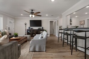 Smart TV, fireplace, offices