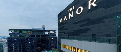 Fassade der Unterkunft