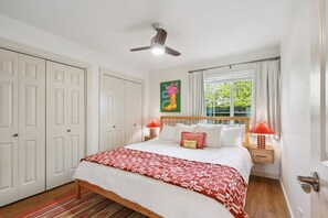 4 habitaciones, escritorio, tabla de planchar con plancha y wifi gratis 