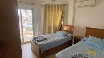 2 slaapkamers, beddengoed