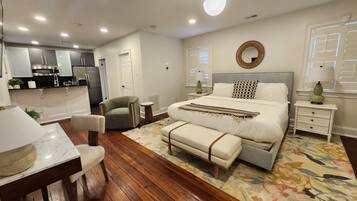 Desk, iron/ironing board, travel crib, free WiFi
