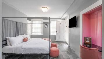 1 makuuhuone, silitysrauta/-lauta, vauvan matkasänky, ilmainen Wi-Fi