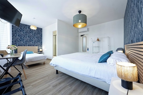 Wifi gratis y ropa de cama