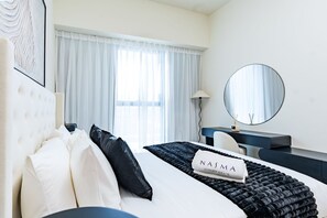 Deluxe-Apartment | Zimmersafe, Bügeleisen/Bügelbrett, kostenloses WLAN