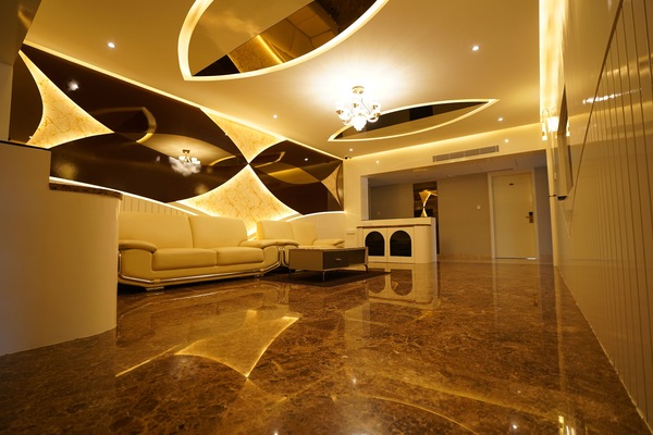 Lobby sitting area