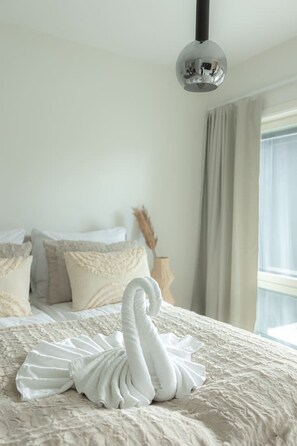 1 غرفة نوم وواي فاي مجانًا وملاءات أسرّة