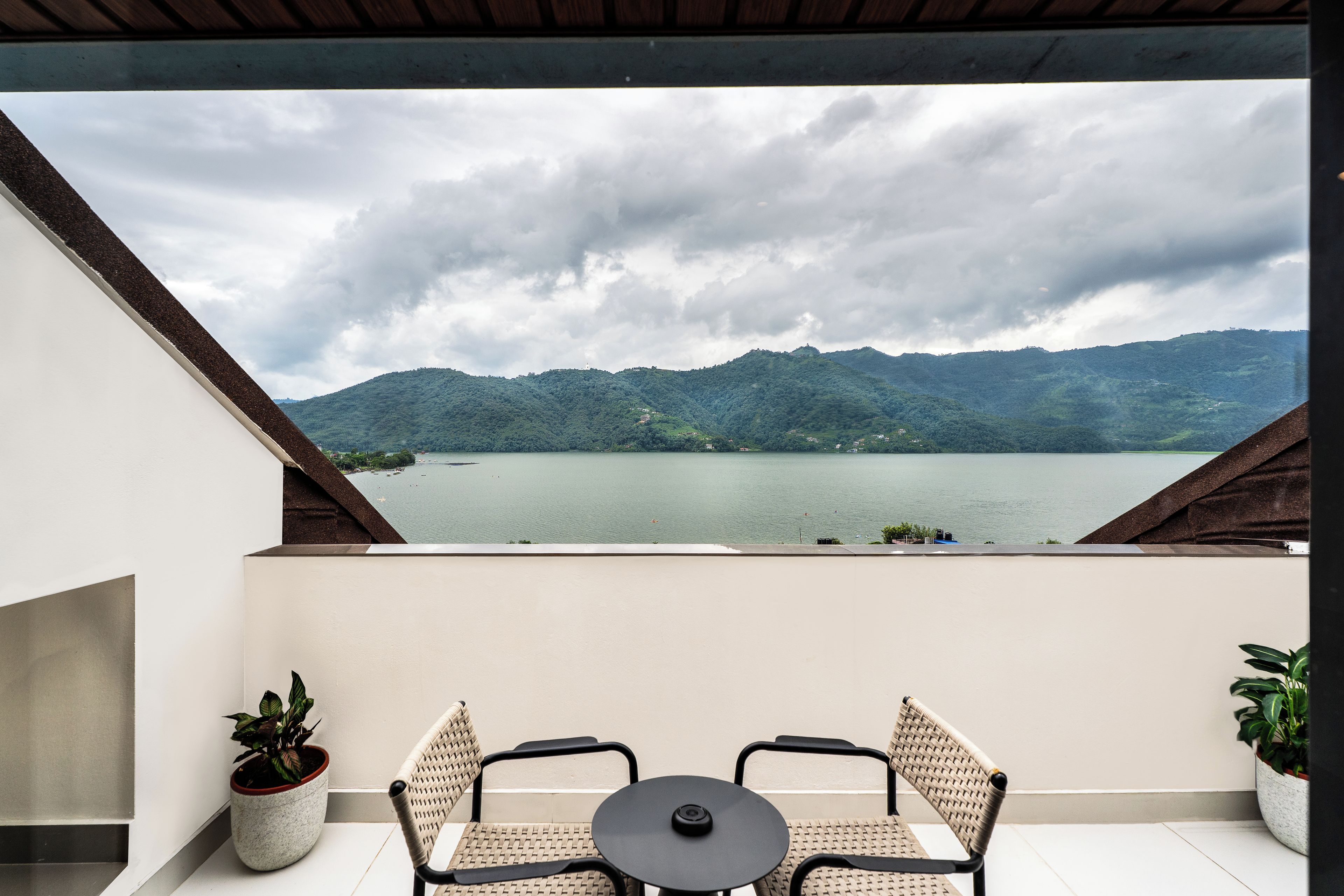 Pemandangan balkon