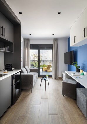 Apartment, Terrasse | Wohnbereich