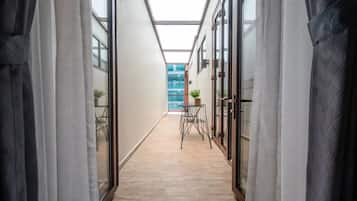 1 habitación y colchones con efecto memoria