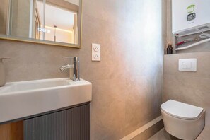 Shower, hair dryer