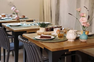 Daily buffet breakfast (EUR 15 per person)