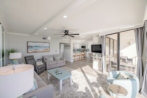 Smart TV - Sandy Seahorse Tower 3 - 10th floor - best view! Private balcony, 2 kings, bunks (Panama City Beach)