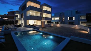 Front of property - evening/night