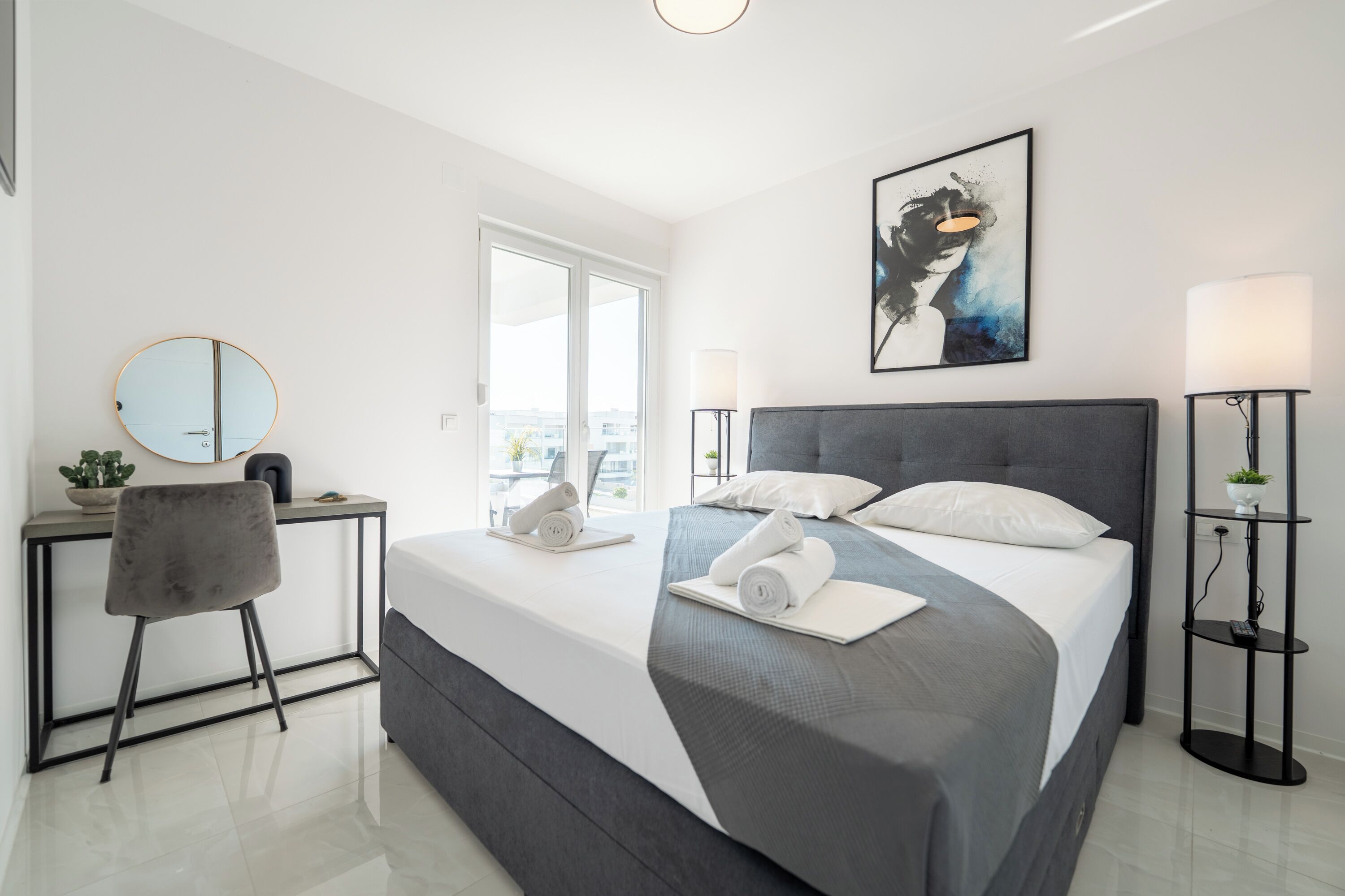 Deluxe Apartment, 2 Bedrooms, 2 Bathrooms | Individually decorated, free cribs/infant beds, free WiFi, bed sheets