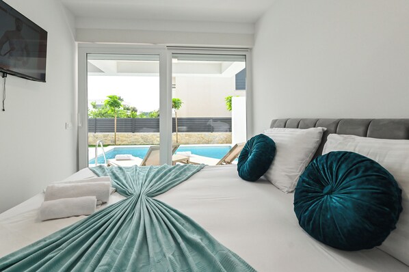 Apartment, 2 Schlafzimmer, Balkon | Bügeleisen/Bügelbrett, kostenloses WLAN, Bettwäsche