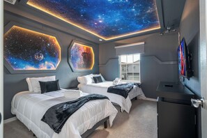 5 dormitorios, tabla de planchar con plancha, wifi y ropa de cama