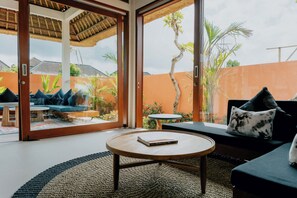 Villa, 2 Bedrooms, Pool View | Living area - Alcyone House Ubud (Ubud)