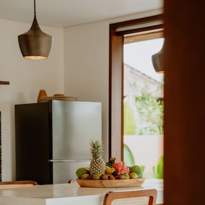 Villa, 2 Bedrooms, Pool View | Private kitchen | Microwave, oven, electric kettle - Alcyone House Ubud (Ubud)