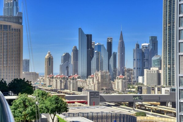 Blick von der Unterkunft