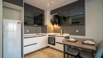 1+1 Luxury Apartment -Balcony | Living area