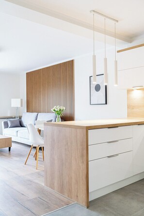 Living area - Native Apartments Barska 13I17 (Kraków)