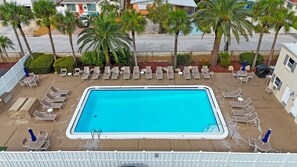 Una piscina riscaldata