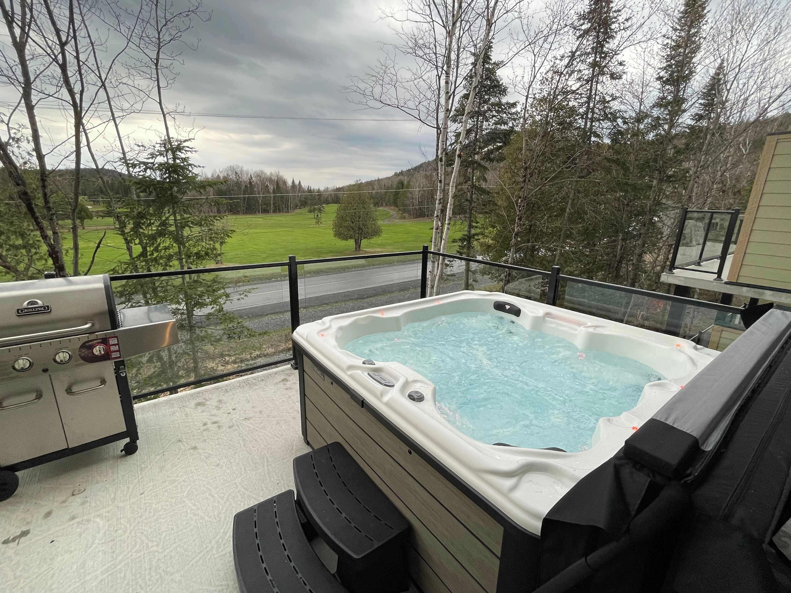 Baignoire à remous extérieure
