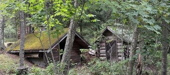 Inside Glacier National Park, West Entrance! Walsh Cottage steps to the shores